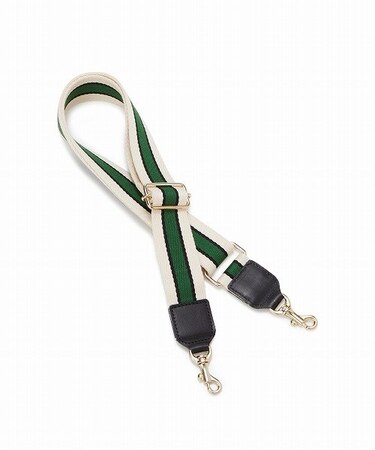 【雑誌掲載】【BREATH TOPKAPI】 アクリル ストライプ ショルダーベルト 38㎜