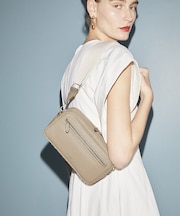 【TREASURE TOPKAPI】シュリンクレザー スクエア 2way ショルダー バッグ