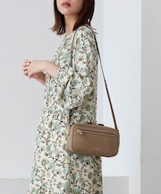 【TREASURE TOPKAPI】シュリンクレザー スクエア 2way ショルダー バッグ