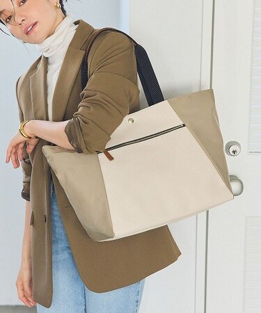 【VERY11月号掲載】【Breath TOPKAPI】RIPPLE  TRIPリプル トリップナイロン コンビ キャリーオンビッグ トートバッグ トラベル旅行【キズ 雨 にも強い】