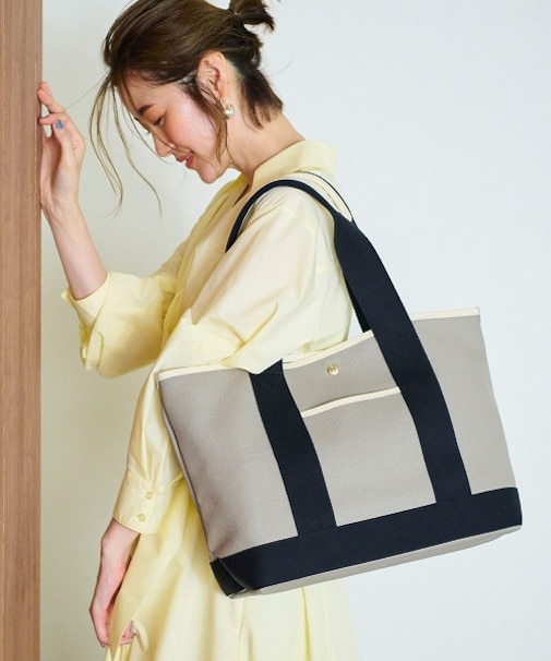 【Breath TOPKAPI】SCOTCH GRAIN スコッチグレイン ロングハンドル トートバッグ L