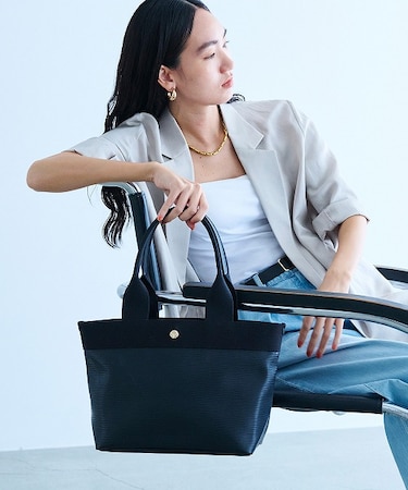 【ドラマ着用】【Breath TOPKAPI】RIPPLE リプル ロング ハンドル B5 トートバッグ 