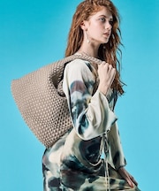 【TREASURE TOPKAPI】ネオプレン イントレチャート ワンハンドル ショルダー バッグ