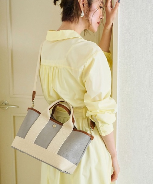 【Breath TOPKAPI】SCOTCH GRAIN スコッチグレイン ショルダー付き ミニ トート バッグ 