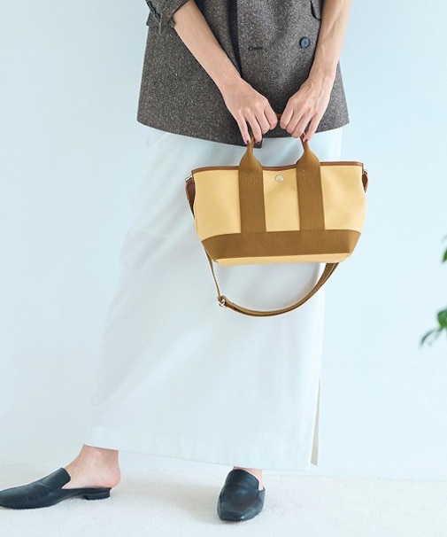 【Breath TOPKAPI】SCOTCH GRAIN スコッチグレイン ショルダー付き ミニ トート バッグ