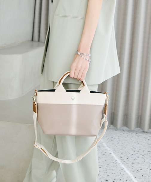 【BREATH TOPKAPI】  RIPPLE リプル ファスナー付 ショルダーバッグ S