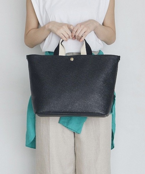 【Breath TOPKAPI】SCOTCH GRAIN スコッチグレイン プレーン バイカラーハンドル A4 トートバッグ