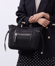 【TREASURE TOPKAPI】ネオプレン フロントポケット 2way ショルダー付き ミニトートバッグ