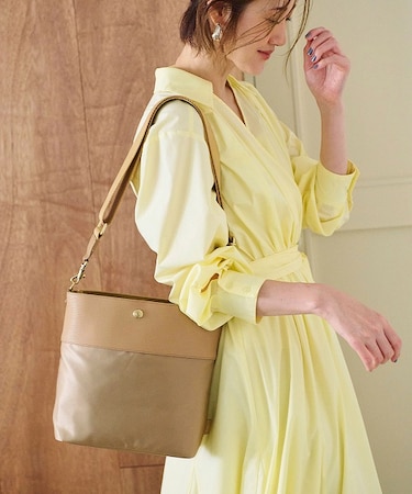 【Breath TOPKAPI】RIPPLE リプル ナイロン コンビ ベルト デザイン ショルダー バッグ