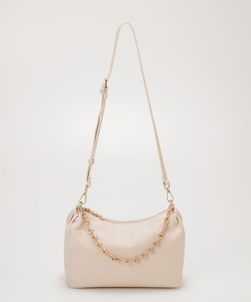 【TREASURE TOPKAPI】スムース レザー チェーン付き ショルダー バッグ