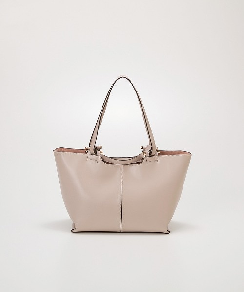 TREASURE TOPKAPI】スムースレザー ダブルハンドル トートバッグ