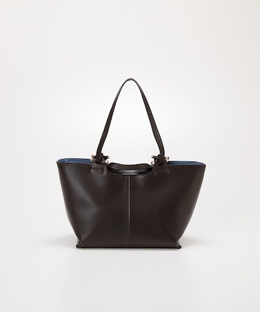 【TREASURE TOPKAPI】スムースレザー ダブルハンドル トートバッグ