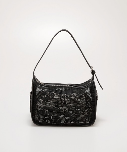 【TREASURE TOPKAPI】プリント 巾着バッグ付き メッシュ ワンハンドルバッグ