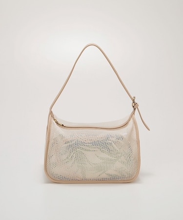 【TREASURE TOPKAPI】プリント 巾着バッグ付き メッシュ ワンハンドルバッグ