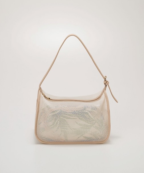 【TREASURE TOPKAPI】プリント 巾着バッグ付き メッシュ ワンハンドルバッグ