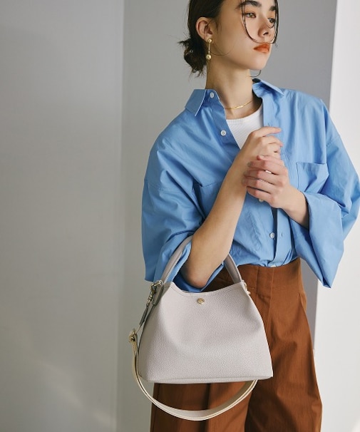 【Breath TOPKAPI】SCOTCH GRAIN スコッチグレイン ワンハンドル ショルダー付き ハンドバッグ