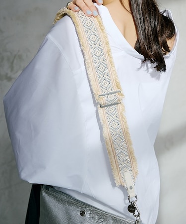 【TREASURE TOPKAPI】フリンジ ショルダーベルト 70mm