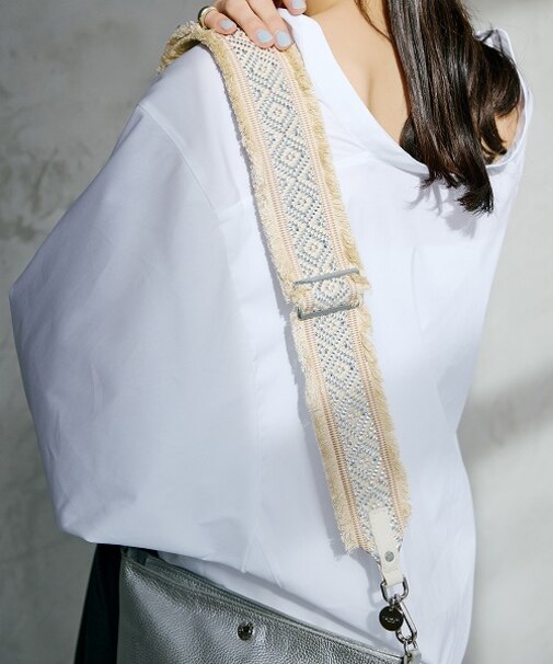 【TREASURE TOPKAPI】フリンジ ショルダーベルト 70mm