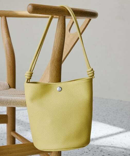 【Breath TOPKAPI】シュリンクレザー ノットハンドル 2way ショルダーバッグ