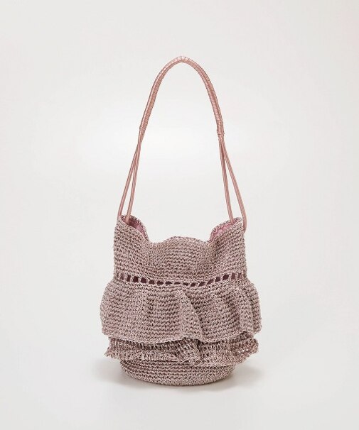 【TREASURE TOPKAPI】メタルコード フリル ショルダーバッグ