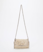 【TREASURE TOPKAPI】フラワーモチーフ チェーン ショルダーバッグ
