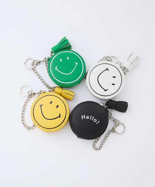 りぃスマイルチャーム＋ストラップポーチチャーム Breath TOPKAPI】SMILE COLLECTION スマイル ラウンド ポーチ