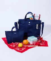 【Breath TOPKAPI】CHILLGO 保冷バッグ付き ショルダー付き ナイロン トートバッグ M / 撥水