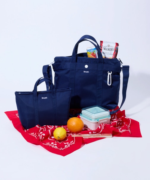【Breath TOPKAPI】CHILLGO 保冷バッグ付き ショルダー付き ナイロン トートバッグ M / 撥水