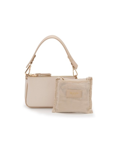 【Breath TOPKAPI】【TOPKAPI × 藤本美貴さんコラボ】スコッチグレイン サブバッグ付きミニバッグ/撥水