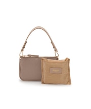 【Breath TOPKAPI】【TOPKAPI × 藤本美貴さんコラボ】スコッチグレイン サブバッグ付きミニバッグ/撥水