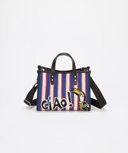 【TREASURE TOPKAPI】ニットジャガード 2way ミニ トートバッグ