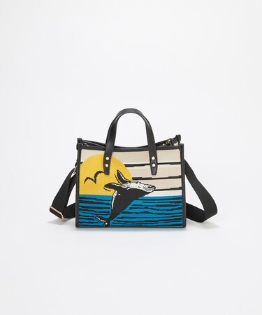 【TREASURE TOPKAPI】ニットジャガード 2way ミニ トートバッグ