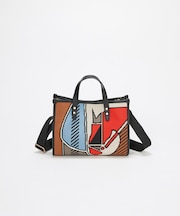 【TREASURE TOPKAPI】ニットジャガード 2way ミニ トートバッグ