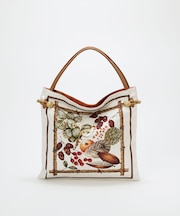 【26SS】【TREASURE TOPKAPI】マイルドサテン スカーフ柄 トートバッグ