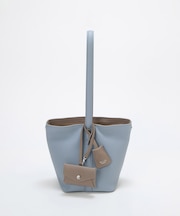 【Breath TOPKAPI】DUAL デュアル シュリンクレザー バイカラー 2way ワンハンドル ショルダーバッグ チャーム付き