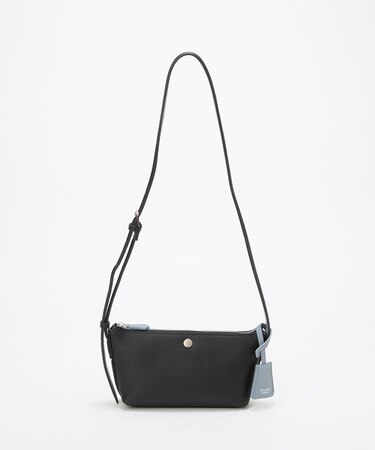 【Breath TOPKAPI】DUAL デュアル シュリンクレザー バイカラー ミニ ショルダーバッグ チャーム付き