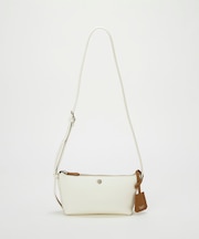 【Breath TOPKAPI】DUAL デュアル シュリンクレザー バイカラー ミニ ショルダーバッグ チャーム付き