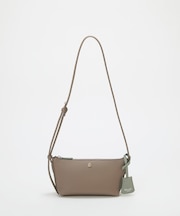 【Breath TOPKAPI】DUAL デュアル シュリンクレザー バイカラー ミニ ショルダーバッグ チャーム付き