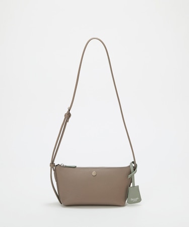 【Breath TOPKAPI】DUAL デュアル シュリンクレザー バイカラー ミニ ショルダーバッグ チャーム付き