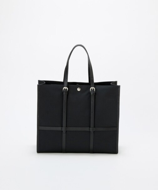 【Breath TOPKAPI】FRAME フレーム レザーベルト スクエア トートバッグ A4 / 軽量