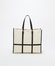 【Breath TOPKAPI】FRAME フレーム レザーベルト スクエア トートバッグ　A4 / 軽量