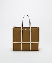 【Breath TOPKAPI】FRAME フレーム レザーベルト スクエア トートバッグ　A4 / 軽量