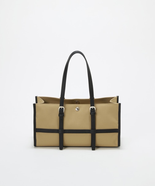 【Breath TOPKAPI】FRAME フレーム レザーベルト ワイド ミニ トートバッグ