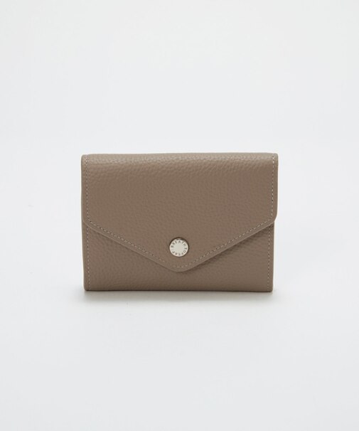 【Breath TOPKAPI】DUAL デュアル シュリンクレザー バイカラー 三つ折り 財布　薄型 / 軽量