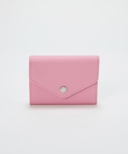 【Breath TOPKAPI】DUAL デュアル シュリンクレザー バイカラー 三つ折り 財布　薄型 / 軽量