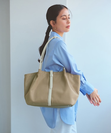 【TREASURE TOPKAPI】ナイロン センターベルト トートバッグ A4 / 軽量 / 肩掛け