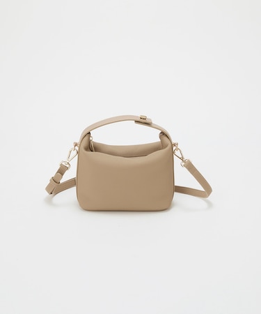 【TREASURE TOPKAPI】シュリンクレザー ハンドルオープン ミニ ショルダーバッグ