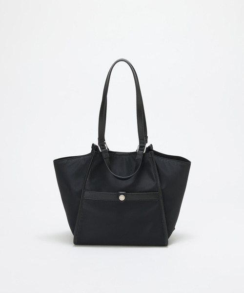 TREASURE TOPKAPI】ナイロン 2way レザーハンドル ミニ トートバッグ