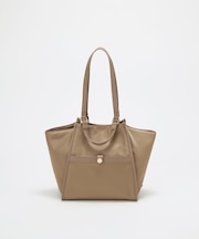 【TREASURE TOPKAPI】ナイロン 2way レザーハンドル ミニ トートバッグ