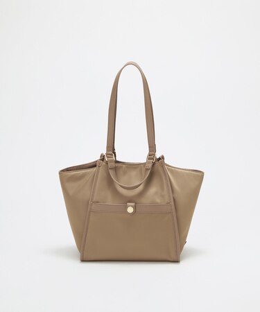 【TREASURE TOPKAPI】ナイロン 2way レザーハンドル ミニ トートバッグ